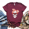 Trendy Skull Design Short-Sleeved T-Shirt