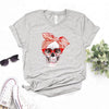 Trendy Skull Design Short-Sleeved T-Shirt