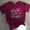 Faith Over Fear Christian T-Shirt