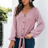 Autumn Women's Button Up Long Sleeve Shirt