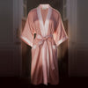 Loose Casual Medium Sleeved V-Neck Bathrobe