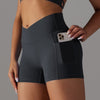 Fitness Shorts with Pockets for Women